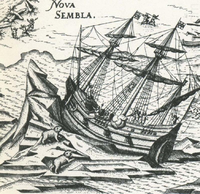 1596 seglade hollandaren willem barents till novaja semlja dar hartyg skruvades upp ovanpa packisen, william r clark